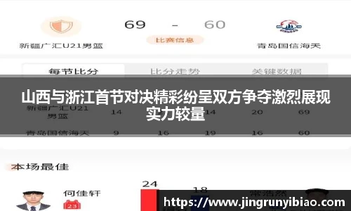 山西与浙江首节对决精彩纷呈双方争夺激烈展现实力较量