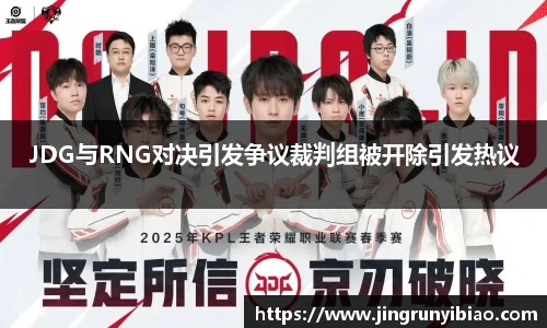 JDG与RNG对决引发争议裁判组被开除引发热议